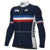 Maglia 2022 Nazionale Francia Manica Lunga Blu